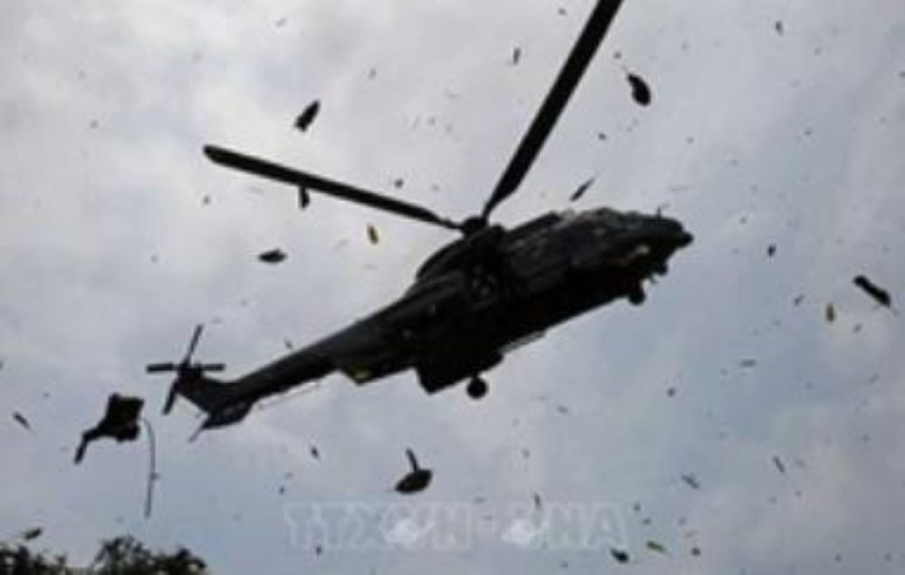 Rơi trực thăng, 6 người thiệt mạng